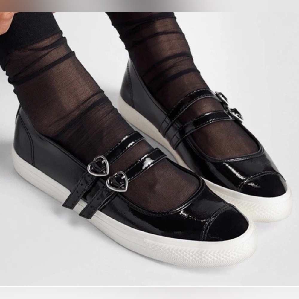 Converse Chuck Taylor All Star Dainty Mary Jane Dark Romance Slip Sneaker NWOB